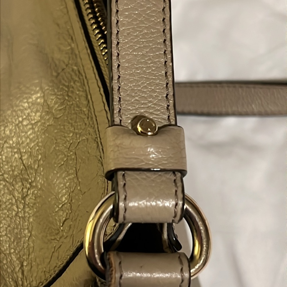 Kate Spade taupe pebble purse-EUC - Picture 8 of 13